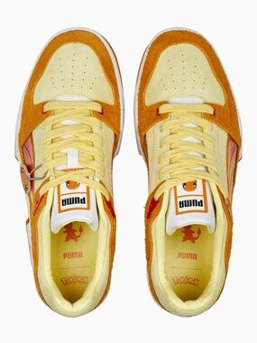Puma x Pokémon Lo Charmander sneakers Kids Size 5.5 Yellow/ Orange Color
